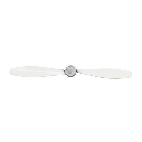 Red Metal Propeller Industrial Wall Décor Set